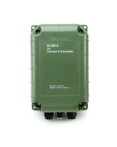 pH Transmitter with 4-20 mA Galvanically Isolated Output - HI8614